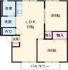 キャロットフジイ B棟の間取り画像
