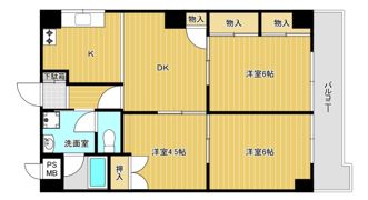 トーカンマンション呉服町の間取り画像