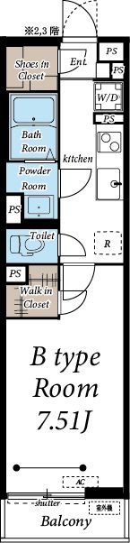 COZY一本杉の間取り画像