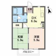 ハイツ・ルピナスの間取り画像