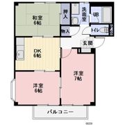 ふぁみりい渡り瀬の間取り画像