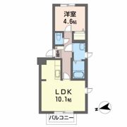 ニューフレグランス山下Aの間取り画像