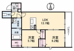 ヴァンルースの間取り画像