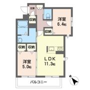 ベレオオンダの間取り画像