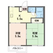 コーポファミリーの間取り画像