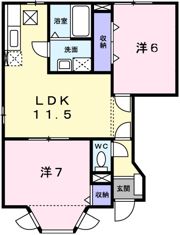 アムラインAの間取り画像