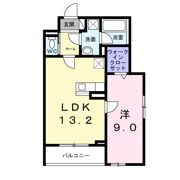 アルカディアⅠの間取り画像