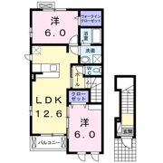 Casa FeliceⅡの間取り画像