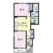 ブリーズAの間取り画像