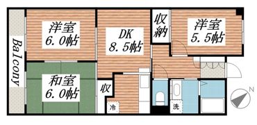 山口ビルの間取り画像