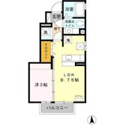 ヴィラパティオⅡの間取り画像