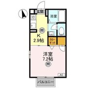 ハイツ定栄 Eの間取り画像