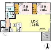 セレスティア南花畑Ⅴの間取り画像