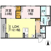セレスティア南花畑Ⅴの間取り画像