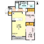 TORISIA緑橋の間取り画像