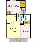 パイン テイル B棟の間取り画像