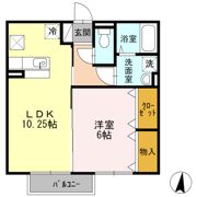 ディーバ A棟の間取り画像