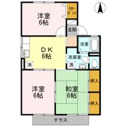 フォンティーヌ C棟の間取り画像