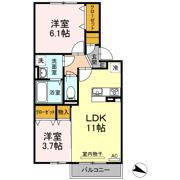 グレイシアの間取り画像