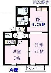 ブルーエンジェルの間取り画像
