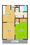 グリーンコーポ植木1号館の間取り画像