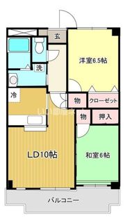 ポポラーレ西都賀の間取り画像