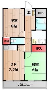 井上マンションⅡの間取り画像