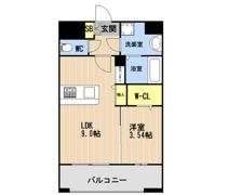 LIBTH旭橋Ⅲの間取り画像