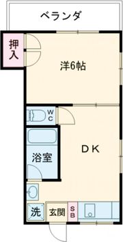 コーポ藤川の間取り画像