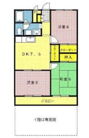 サンライトハイツ Bの間取り画像