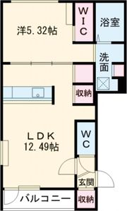 ネコフィーノ旭町Ⅰの間取り画像