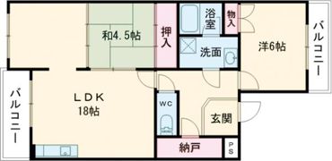 パークサイド名谷の間取り画像