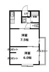 サンライン真岡の間取り画像