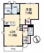 グリナージュⅡ?の間取り画像