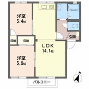 メゾンヴェルトAの間取り画像