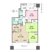 ガーデンヒルズ千里中央の間取り画像
