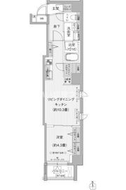 クリスタルパレス蒲西の間取り画像