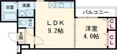 フジパレス門真本町Ⅲ番館の間取り画像