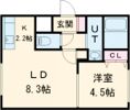 CIGAL京町（シーゲル京町）の間取り画像