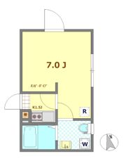 ソラ西国立の間取り画像