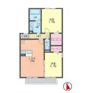 アモールⅢ A棟の間取り画像