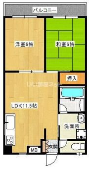 トータスマンションの間取り画像