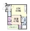 フルールハチテラスの間取り画像