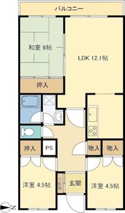 VERNAL HOUSEの間取り画像