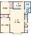 ラテラBの間取り画像