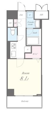 ブランピュールの間取り画像