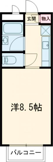 サンレスト湯山 Bの間取り画像