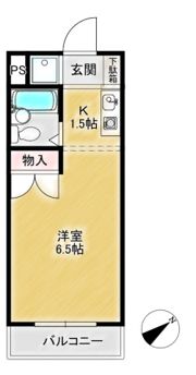 ライブヒルNAKAIの間取り画像