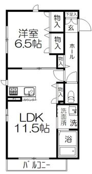 La Luce鈴谷の間取り画像