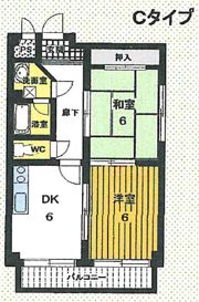 ラーク安田PART1の間取り画像